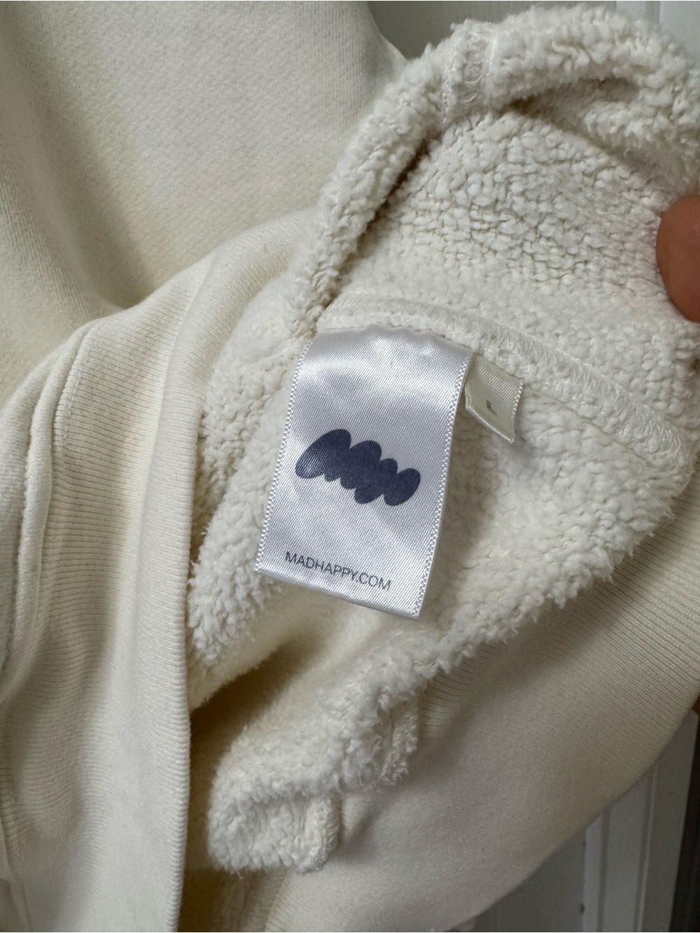 Madhappy Cream Logo Hoodie - Picture 4 of 10